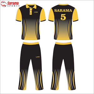 Equipo de cricket Malasio de secado rápido Hombres personalizados Sublimación Uniforme de cricket Hombres Equipo deportivo impreso - Product Image 2