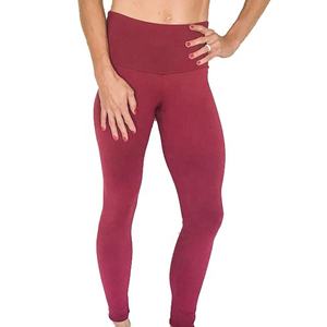 Legging de yoga taille haute pour femme en Spandex/Polyester, longueur intégrale, contrôle du ventre, pour fitness, gym, entraînement et course à pied, avec poches discrètes, collection 2026 - Product Image 1
