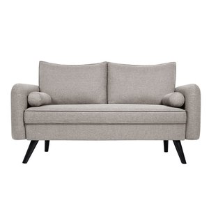 Vasagle-muebles de sala de estar para el hogar, tradicional, plegable, nórdico antiguo, de Tela Gris, sofá seccional - Product Image 6