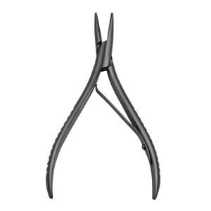 Flat Mouth Shape Silver Stainless Steel Hair Extension Pliers Multi-Functional Hair Tools Made in Pakistan - Product Image 1