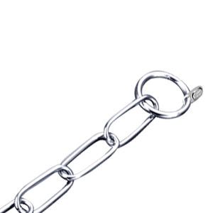 Collier pour chien en acier inoxydable 304 massif et durable, maillons ovales classiques, robuste, vente en gros, chaîne de type P, premium, toutes saisons - Product Image 2