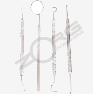 Easy — ensemble d'outils de dentiste en acier inoxydable, 9 pièces, Kit d'hygiène dentaire pour usage domestique - Product Image 3