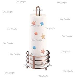 ที่ใส่กระดาษทิชชูแบบปรับได้สีโรสโกลด์โลหะทันสมัยจำนวนมากสำหรับห้องครัวห้องน้ำและโรงแรม - Product Image 2