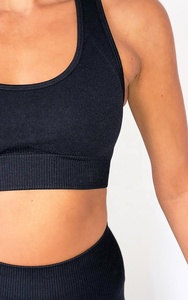 Ropa de Yoga Moderna para Mujer al por Mayor, Transpirable, Ligera, Elástica en Cuatro Direcciones, de Secado Rápido, Sujetador Deportivo con Diseño Sexy, Talla Grande - Product Image 4