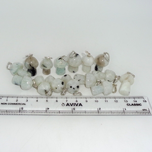 หินมูนสโตนคริสตัลอัญมณีธรรมชาติจี้อัญมณีสี8cts สีขาวของขวัญสำหรับผู้หญิง - Product Image 5