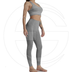 Conjuntos de entrenamiento de Yoga para mujer, trajes de 2 piezas para mujer, conjunto de Yoga sin costuras, trajes deportivos para Fitness - Product Image 1