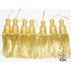 Frange de lingots d'or français personnalisée OEM pour rideaux en gros Frange de lingots d'or - Product Image 4