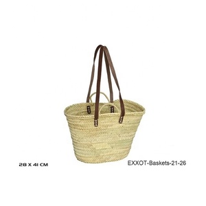 Cestas con mango marroquí con logotipo personalizado Bolsas de compras con patrón original para uso promocional - Product Image 4