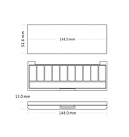 Phoera — étui de fard à paupières de luxe, Palette de fards à paupières, 10 couleurs, doré, brillant, personnalisé, pour maquillage, OEM/ODM