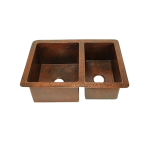 Évier de cuisine en cuivre de qualité supérieure Design tendance Évier de lavabo de cuisine de salle de bain de forme rectangulaire à vendre - Product Image 4