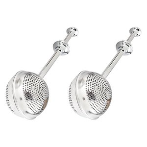 Brass Tea <b>Strainer</b> with Long Push Handle Loose Leaf Tea Infuser Handmade Fine <b>Mesh</b> Rose Gold Kitchenware Tea <b>Strainer</b> - Product Image 6