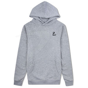 Moda logotipo personalizado impreso bordado hombres sudaderas con capucha patrón sólido suéter tejido grueso método muestra gratis - Product Image 5