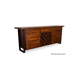 Armoire de BUFFET en bois d'acacia massif, Design moderne, haute dureté, provenant de la malaisie, livraison gratuite - Product Image 1