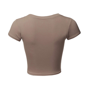 Camisetas cortas de gran tamaño para mujer, mejor calidad, hacer tu propio logotipo, servicio ODM, fabricante superior, nuevas - Product Image 3