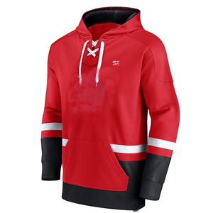Chándal de hockey sobre hielo con cuello atado de gran tamaño, ropa de entrenamiento, sudaderas con capucha personalizadas de hockey sobre hielo 2025 - Product Image 5