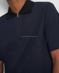 Fournisseur professionnel de vêtements de golf propose des t-shirts personnalisés sublimés pour hommes – Tissu éponge polyester/coton à séchage rapide, vierge - Product Image 4