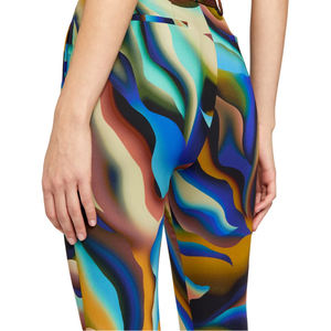 Pantalon de pyjama sexy personnalisé en coton pour femme, nouvelle collection, style palazzo, respirant, taille élastique à devant plat - Product Image 5