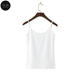 เสื้อกล้ามแฟชั่นสตรี,เสื้อครอปสายเดี่ยวลำลองฤดูร้อน