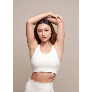 CUSTOMIZED I AM THANKFUL FOR TODAY CUT-OUT BACK SPORTS BRA - Product Image 2