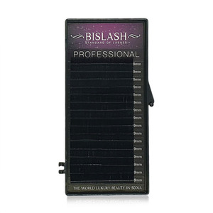 618) Vassoio di ciglia singole BISLASH, ciglia voluminose, produttore coreano di ciglia, ciglia OEM - Product Image 2