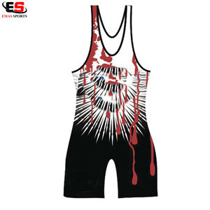 Camiseta de lucha libre de calidad superior sublimada personalizada nueva llegada precio al por mayor para hombres y niños - Product Image 3