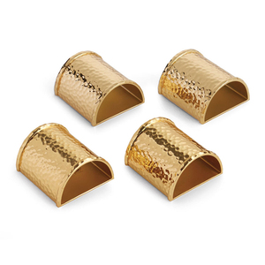 Anillo para Servilletas de Latón con Bordes Crudos, Anillo para Servilletas Dorado, Anillo para Servilletas de Latón Puro Ecológico para Restaurantes, Estilo Clásico Minimalista, 4.5 cm - Product Image 5