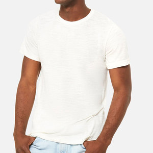 Bella Canvas mens 3001c Camisetas de algodón de calidad premium Regular Fit Waffle-Knit Pattern Camiseta de cuello redondo - Product Image 1