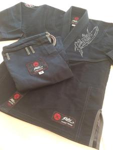 ชุดยูโด BJJ แบบซับในลาย Black Pearl Weave สีดำ พร้อมชุดยูโด Jiu Jitsu ลาย Gold Weave สีทอง ชุดกีฬา BJJ คิโมโน Jiu Jitsu - Product Image 4