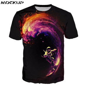 Camisetas con estampado 3D para hombre, camisetas de sublimación de poliéster personalizadas, venta al por mayor, nuevas de 2021 - Product Image 3