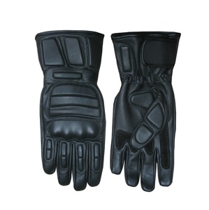 Guantes tácticos resistentes a la aguja y al corte de doble palma de ante de cabra Producto de seguridad - Product Image 2