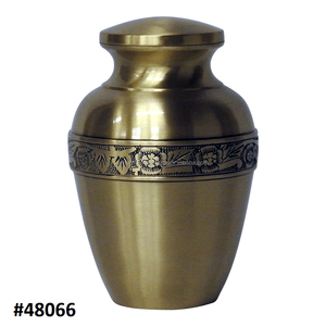 Urna de Cremación de Latón para Cenizas Humanas, Urnas Funerarias Decorativas para el Hogar, Diseño en Relieve de Hoja de Arce Niquelada - Product Image 6