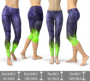 Leggings personalizados inspirados en el Bosque de Espinas y Maléfica - Leggings capri o largos - Product Image 5