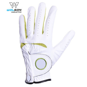 Gants de golf en cuir véritable de qualité supérieure Meilleur prix Vente chaude Toutes les tailles disponibles Gants de golf en cuir personnalisés pour unisexe. - Product Image 2