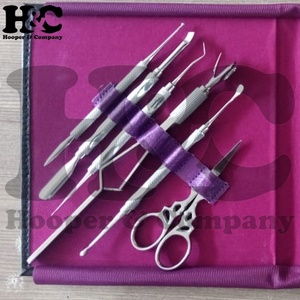 ชุดทำเล็บมือและเล็บเท้าแบบมืออาชีพชุดอุปกรณ์เสริมสวยเล็บสแตนเลสกรรไกรซ้ายมือ - Product Image 3