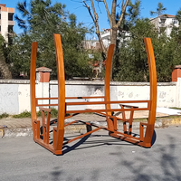Vente flash! Gazebos d'extérieur de haute qualité avec structure en acier, voile en acrylique enduit de PU, couleur naturelle, longue durée de vie, toutes saisons, fabriqués en Turquie