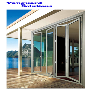 AS2047 TOMA Porte coulissante <span class=keywords><strong>pliante</strong></span> en aluminium à double vitrage très vendue pour l'entrée - Product Image 2