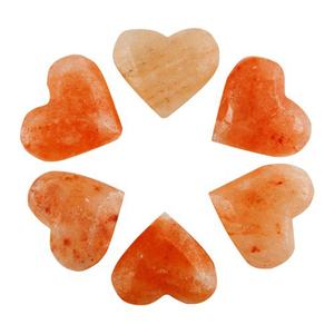 Sel de bain en cristal d'Himalaya naturel rose de haute qualité, forme de cœur, poli, Feng Shui, matériau organique - Sian Enterprises - Product Image 3