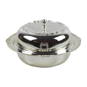 ใหม่ออกแบบทองเหลืองชามจานโลหะชุบเงินการออกแบบตกแต่งสำหรับงานแต่งงานและเหตุการณ์ชามที่ทันสมัย - Product Image 1