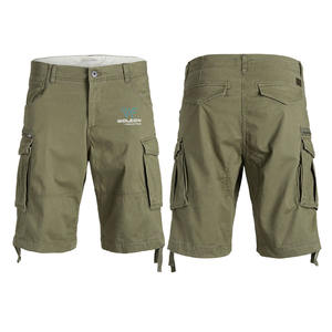 Wholesale Summer Cargo <b>Shorts</b> for Men Outdoor Multi-Pockets Casual Pants With Pattern <b>Decoration</b> Plain Dyed Pantalon Cortos - Product Image 1