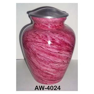 โกศศพโลหะโกศสำหรับงานศพที่มีคุณภาพดีเยี่ยมได้รับการออกแบบมาอย่างมีความสุขสำหรับการระลึกถึงอุปกรณ์งานศพที่รัก - Product Image 2