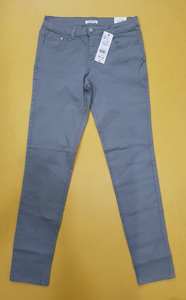 Prendas Sobrantes de Marca, Ropa de Mujer de Punto de Algodón Transpirable, Estilo Casual Medio, para Oficina, Trabajo, Negocios, con Botones, Ajustada, Teñida - Product Image 3