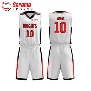 Uniforme unique de basket-ball Jersey Pattern Design Impression numérique par sublimation complète Service OEM de basket-ball, - Product Image 1