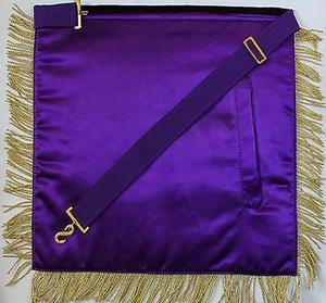 Masónica Collar delantal bordado a mano Grand Lodge pasado maestro colgante accesorios masónicos insignias - Product Image 3