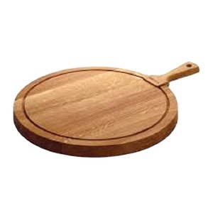 Tabla de Cortar Rectangular de Madera Maciza de Acacia, Ecológica, Pulida, de 2.0 cm de Grosor, Apta para Lavavajillas, Fácil de Limpiar, para Cortar Pizza, Pan - Product Image 1