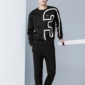 เสื้อยืดคอกลมแขนยาวผู้ชายผ้าฝ้าย 100% คุณภาพสูงสั่งทำขายส่ง ทรงหลวม ระบายอากาศได้ดี เป็นมิตรกับสิ่งแวดล้อม - Product Image 3