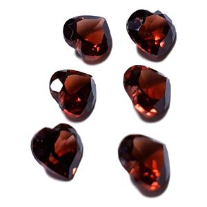 อัญมณีรูปหัวใจโกเมนสีแดงทรงหลวมตามสั่งขนาดและรูปร่างตามสั่ง - Product Image 1