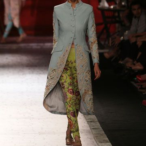 --New--Trendy----Beautiful-Jacket-with <b>Pant</b>-dress with beautiful applique work for Party/ Wedding =2020... - Product Image 1