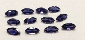 Marquesa de Iolite Natural facetado, 3x6mm a 6x12mm, calidad superior, de buen color - Product Image 3
