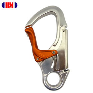 Mousqueton d'attaque A727, mousqueton à double action en aluminium pour longe de sécurité, avec anse de sécurité - Product Image 1