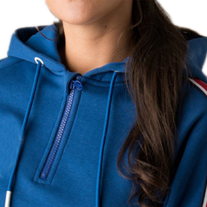 Sudaderas cortas con cremallera personalizadas para mujer OEM, 100% algodón, sudaderas económicas - Product Image 6
